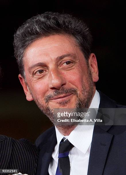 Actors Sergio Castellitto attends the Official Awards Photocall on Day 9 of the 4th International Rome Film Festival held at the Auditorium Parco...
