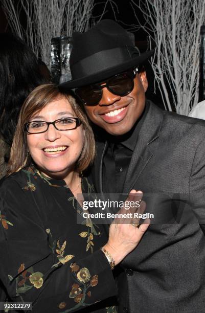 Candace Trunzo, Editor-In-Chief of Star Magazine and Ne-Yo attend Ne-Yo's 30th Birthday Bash "Cold As Ice" at Cipriani 42nd Street on October 17,...