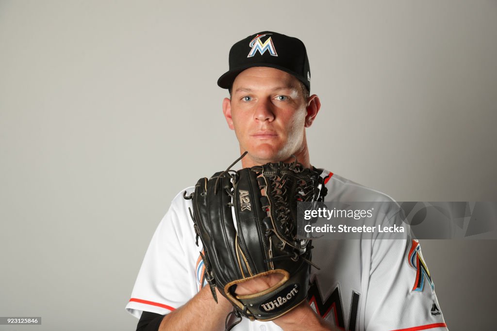 Drew Rucinski Drew Rucinski of the Miami Marlins poses for a portrait at The... News ...