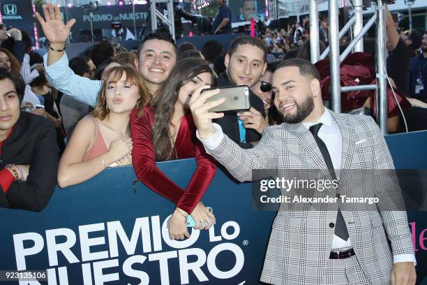 LeJuan James attends Univision's 30th Edition Of "Premio Lo Nuestro A La Musica Latina" at American Airlines Arena on February 22, 2018 in Miami,...