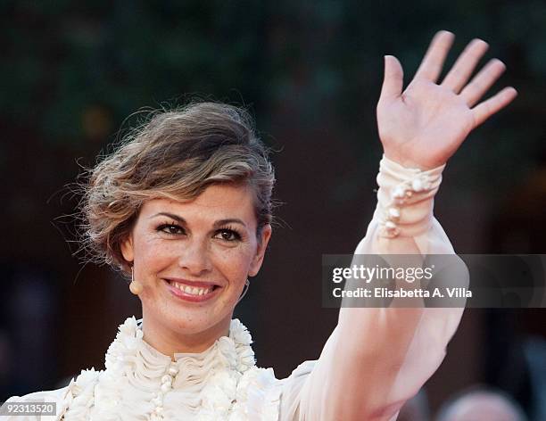 Actress Vanessa Incontrada attends the Official Awards Ceremony during Day 9 of the 4th International Rome Film Festival held at the Auditorium Parco...