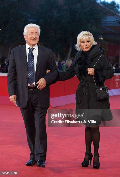 Judge Antonio Marini and wife Elisabetta attend the Official Awards Ceremony during Day 9 of the 4th International Rome Film Festival held at the...