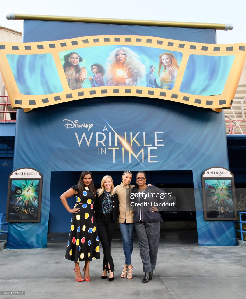 The Stars of Disney's "A Wrinkle in Time" Surprise Fans at Disneyland