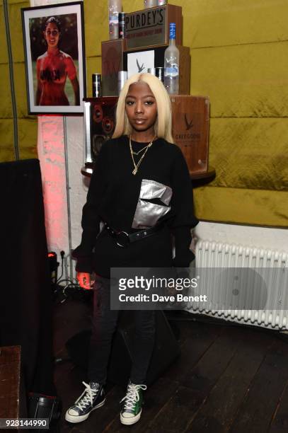 Siobhan Bell attends the Idris Elba's Yardie Screening After-Party, Berlin IFF at Soho House on February 22, 2018 in Berlin, Germany.