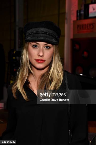 Sina Tkotsch attends the Idris Elba Yardie Screening After-Party, Berlin IFF at Soho House on February 22, 2018 in Berlin, Germany.