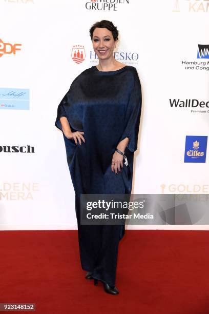 Ursula Strauss attends the Goldene Kamera on February 22, 2018 in Hamburg, Germany.