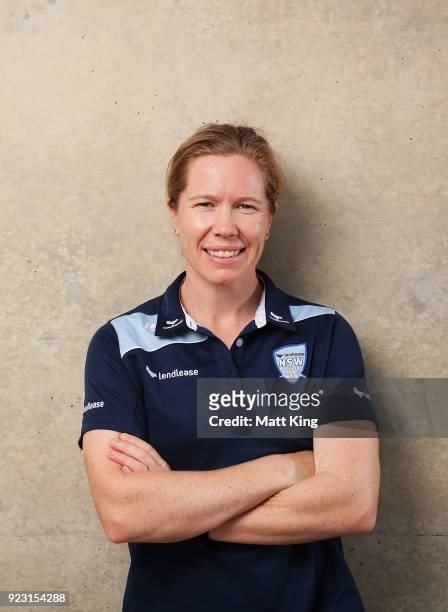 New South Wales captain Alex Blackwell poses during a WNCL Final Media Opportunity at Drummoyne Oval on February 23, 2018 in Sydney, Australia.