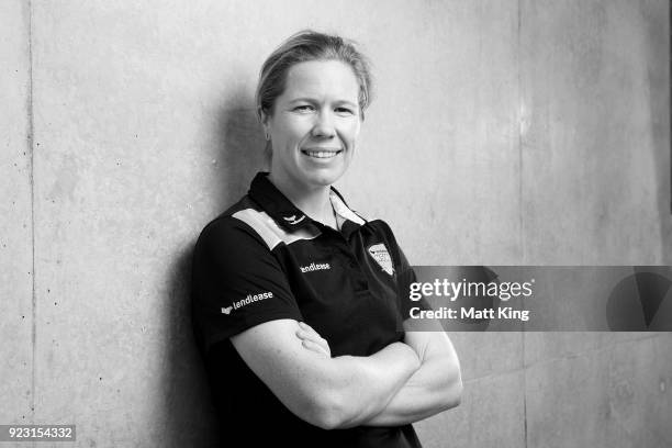 New South Wales captain Alex Blackwell poses during a WNCL Final Media Opportunity at Drummoyne Oval on February 23, 2018 in Sydney, Australia.