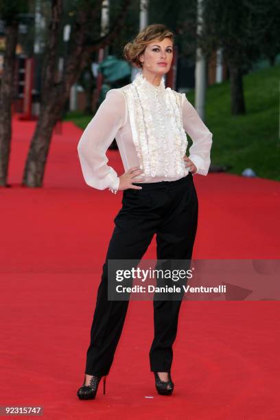 Actress Vanessa Incontrada attends the Official Awards Ceremony during Day 9 of the 4th International Rome Film Festival held at the Auditorium Parco...