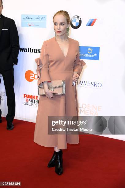 Friederike Kempter attends the Goldene Kamera on February 22, 2018 in Hamburg, Germany.