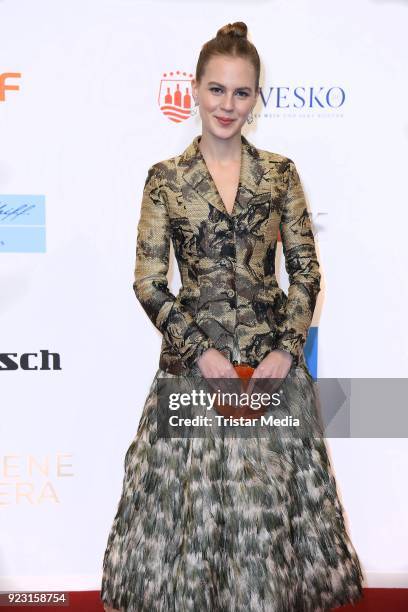 Alicia von Rittberg attends the Goldene Kamera on February 22, 2018 in Hamburg, Germany.