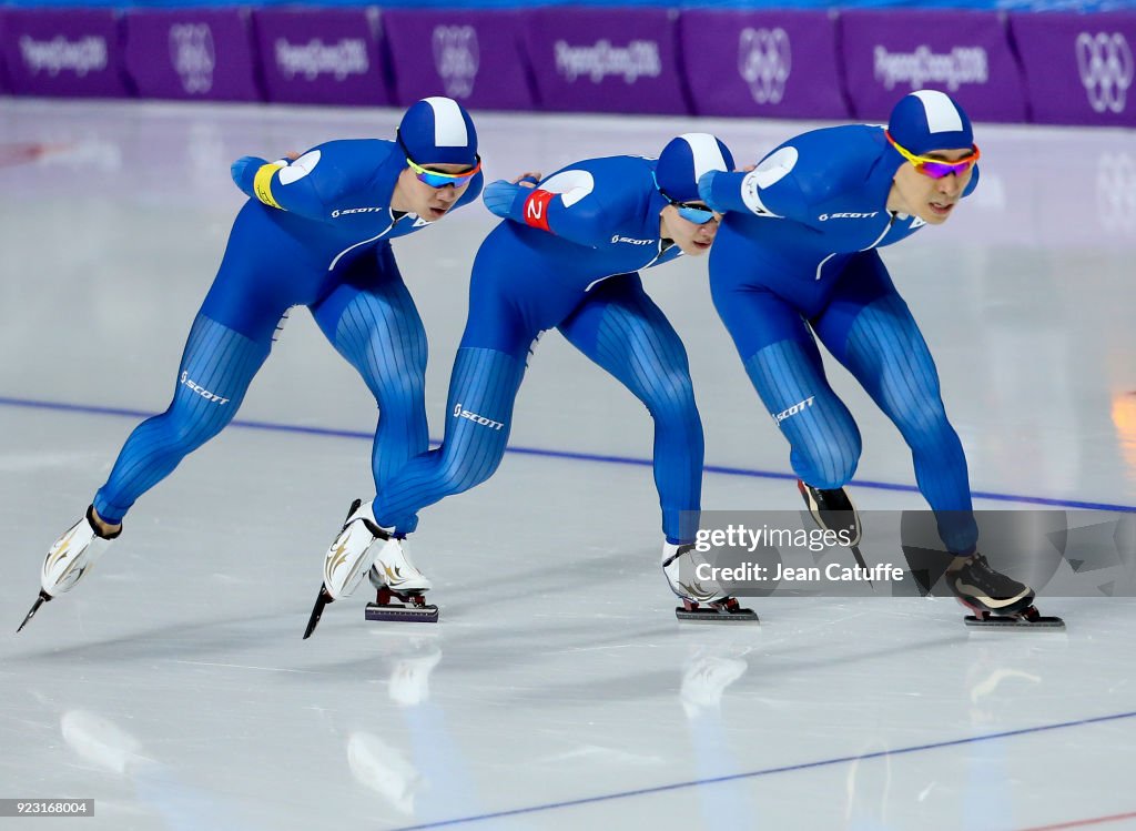 Speed Skating - Winter Olympics Day 12