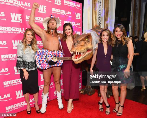 Trista Sutter, Naked Cowboy, Desiree Hartsock, Ashley Hebert, and DeAnna Pappas attend WE tv Launches Bridezillas Museum Of Natural Hysteria on...