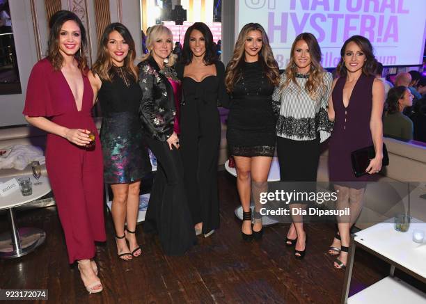 Desiree Hartsock, DeAnna Pappas, Margaret Josephs, Danielle Staub, Remy Maaddi, Trista Sutter, and Ashley Hebert attend WE tv Launches Bridezillas...