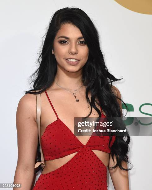 Gina Valentina attends the 2018 XBIZ Awards on January 18, 2018 in Los Angeles, California.