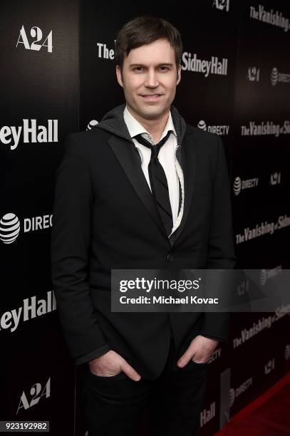 Shawn Christensen attends the Los Angeles Special Screening of 'The Vanishing of Sidney Hall' on February 22, 2018 in Los Angeles, California.