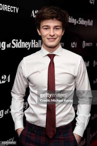 Dylan Summerall attends the Los Angeles Special Screening of 'The Vanishing of Sidney Hall' on February 22, 2018 in Los Angeles, California.