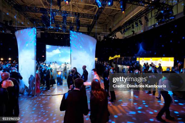 Guests at the Exhibition and after party of the "#LEGENDARYFUTURE" Roadshow 2018 New York on February 22, 2018.