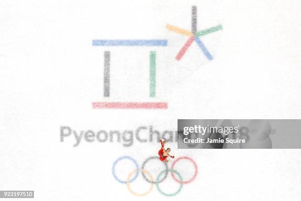 Alina Zagitova of Olympic Athlete from Russia competes during the Ladies Single Skating Free Skating on day fourteen of the PyeongChang 2018 Winter...