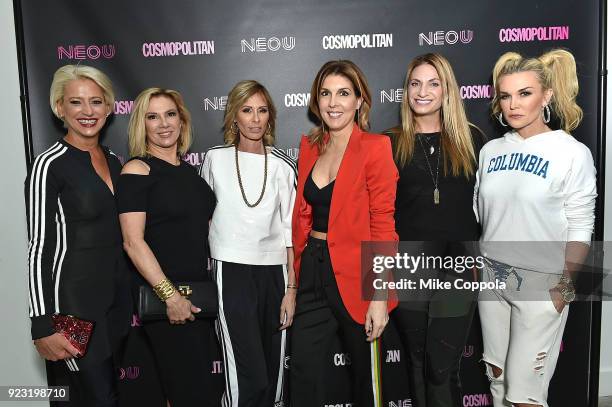 Dorinda Medley, Ramona Singer, Carole Radziwill, Cosmopolitan Editor-in-Chief Michele Promaulayko, Heather Thomson, and Tinsley Mortimer attend the...