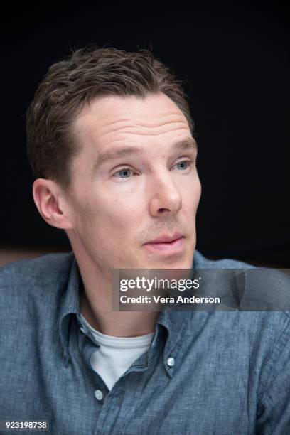 Benedict Cumberbatch at "The Child in Time" Press Conference at the May Fair Hotel on February 22, 2018 in London, England.