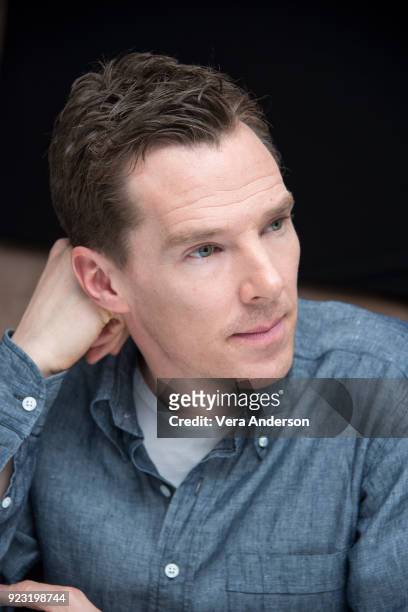 Benedict Cumberbatch at "The Child in Time" Press Conference at the May Fair Hotel on February 22, 2018 in London, England.