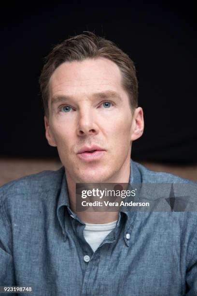 Benedict Cumberbatch at "The Child in Time" Press Conference at the May Fair Hotel on February 22, 2018 in London, England.