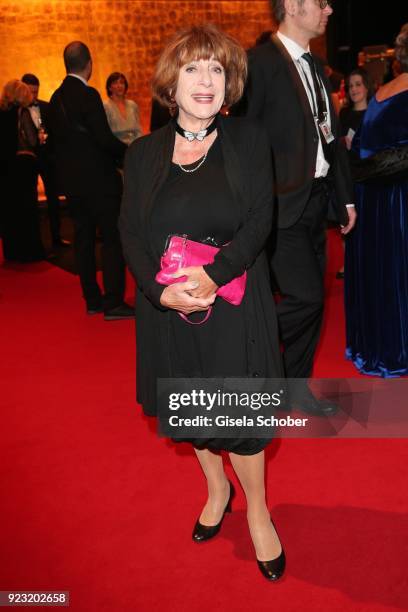 Hannelore Hoger during the Goldene Kamera reception on February 22, 2018 at the Messe Hamburg in Hamburg, Germany.