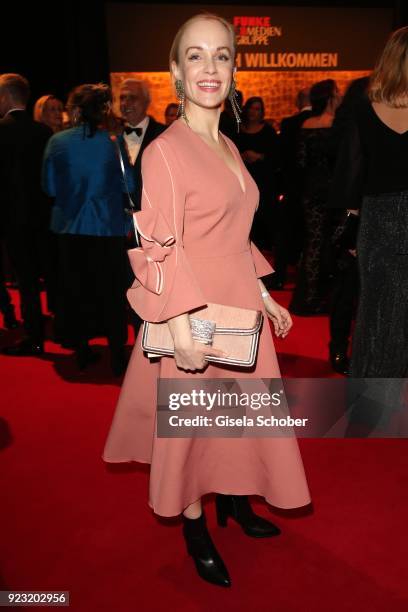 Friederike Kempter during the Goldene Kamera reception on February 22, 2018 at the Messe Hamburg in Hamburg, Germany.