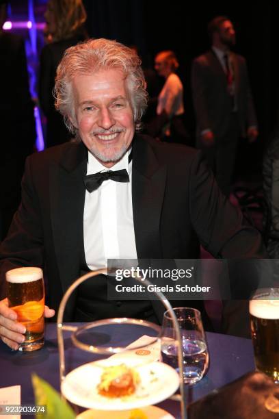 Frank Schaetzing, author Der Schwarm, during the Goldene Kamera after show party at Messe Hamburg on February 22, 2018 in Hamburg, Germany.