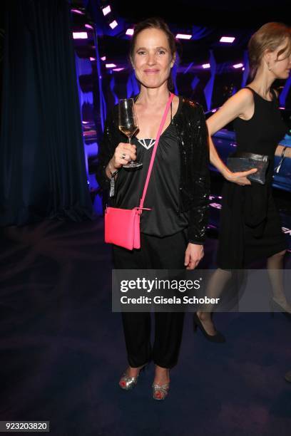 Karoline Eichhorn during the Goldene Kamera after show party at Messe Hamburg on February 22, 2018 in Hamburg, Germany.