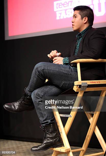 Designer Thakoon speaks durings TEEN VOGUE'S Fashion University at Conde Nast on October 24, 2009 in New York City.