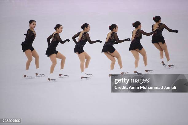 Karen Chen of the United States competes during the Ladies Single Skating Free Program on day fourteen of the PyeongChang 2018 Winter Olympic Games...