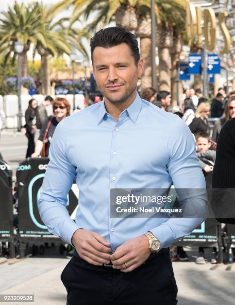Mark Wright visits "Extra" at Universal Studios Hollywood on February 22, 2018 in Universal City, California.