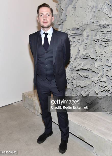 Director Guy Rusha poses for portrait at the opening reception for Vhil's "Annihilation" exhibit at Over The Influence on February 22, 2018 in Los...