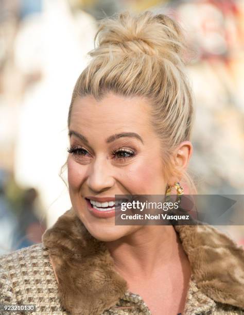 Kellie Pickler visits "Extra" at Universal Studios Hollywood on February 22, 2018 in Universal City, California.