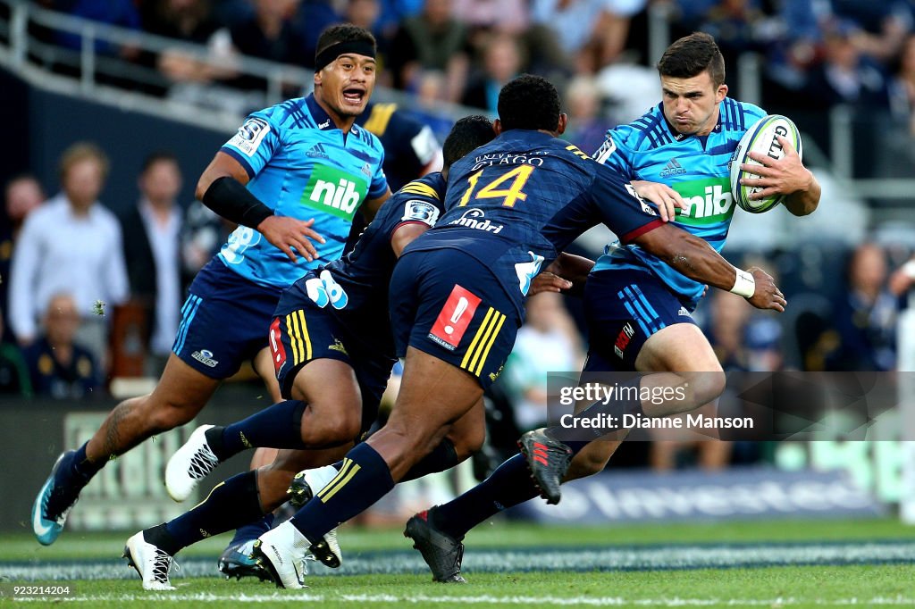 Super Rugby Rd 2 - Highlanders v Blues