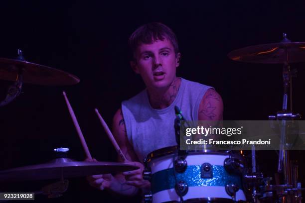 Ben Street of Coast performs on stage at Santeria Social Club on February 22, 2018 in Milan, Italy.