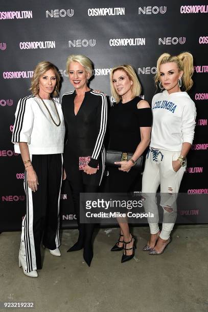 Carole Radziwill, Dorinda Medley, Ramona Singer, and Tinsley Mortimer attend the opening of fitness space NEO co-hosted by Cosmopolitan...