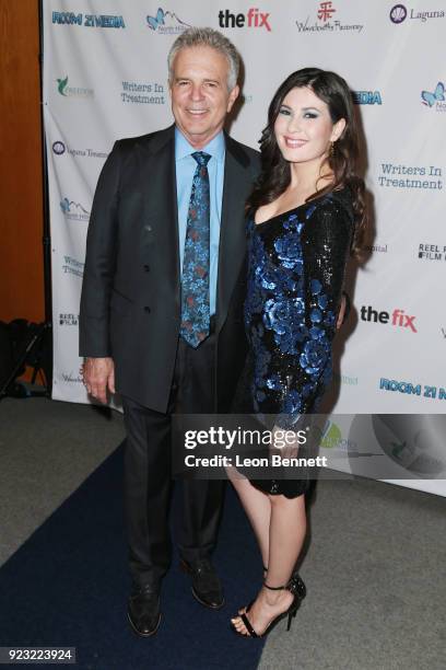 Actors Tony Denison and Celeste Thorson attends the 9th Annual Experience, Strength And Hope Awards Ceremony at Writers Guild Theater on February 22,...
