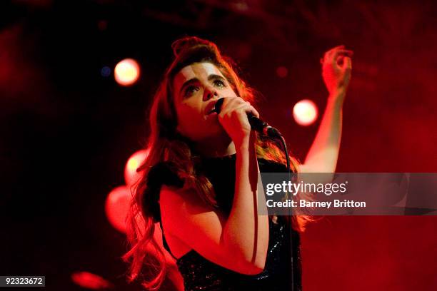 Paloma Faith performs at the Q Awards Gigs at the Forum on October 24, 2009 in London, England.