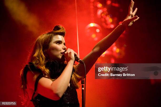 Paloma Faith performs at the Q Awards Gigs at the Forum on October 24, 2009 in London, England.