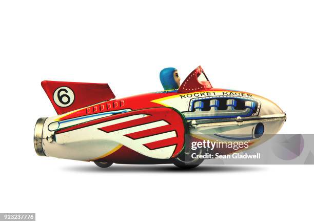 rocket racer - clockwork toy stock pictures, royalty-free photos & images