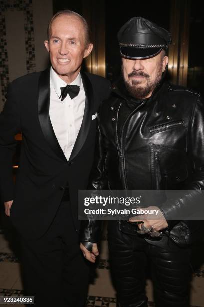 Mark Gilbertson and Peter Marino attend Museum of the City of New York Winter Ball on February 22, 2018 in New York City.
