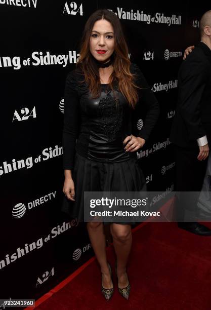 Romina Laino attends the Los Angeles Special Screening of 'The Vanishing of Sidney Hall' on February 22, 2018 in Los Angeles, California.