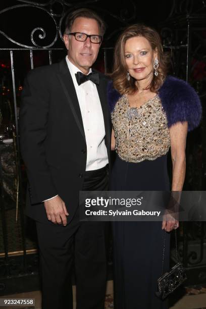 Richard Ziegelasch and Margo Langenberg attend Museum of the City of New York Winter Ball on February 22, 2018 in New York City.