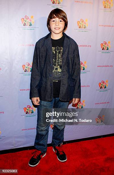 Jonah Bobo attends the Kids For Kids Family Carnival at Industria Superstudio on October 24, 2009 in New York City.