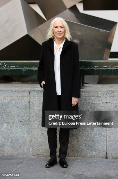 Susi Sanchez attends 'La Enfermedad Del Domingo' photocall at Princesa Cinema on February 22, 2018 in Madrid, Spain.