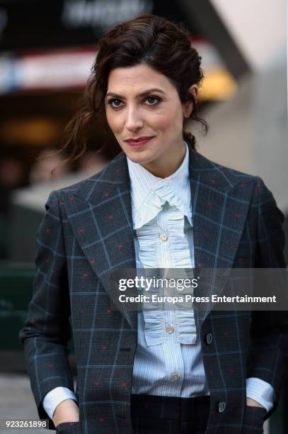 Barbara Lennie attends 'La Enfermedad Del Domingo' photocall at Princesa Cinema on February 22, 2018 in Madrid, Spain.