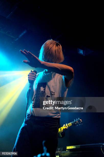 Tim Burgess of The Charlatans performs on stage at Columbia Theatre Berlin on February 20, 2018 in Berlin, Germany.